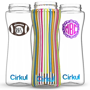 Custom 22oz. Plastic Bottle & Comfort Grip Lid
