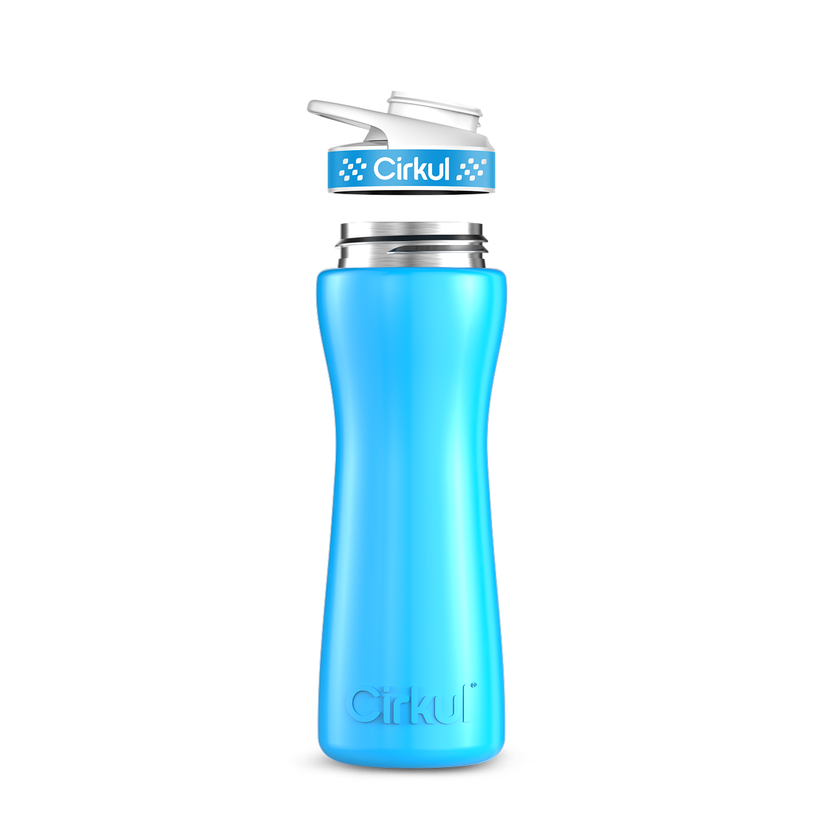 22oz. Stainless Steel Bottle & Comfort Grip Lid - Image 2
